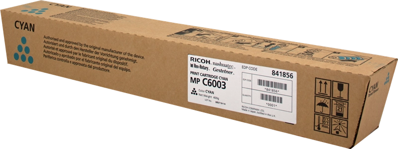 Ricoh 841856 cartuccia toner 1 pz Originale Ciano