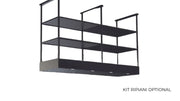 CAPPA MENSOLA ISOLA cm 146X54 - Nera - 900 m3/h