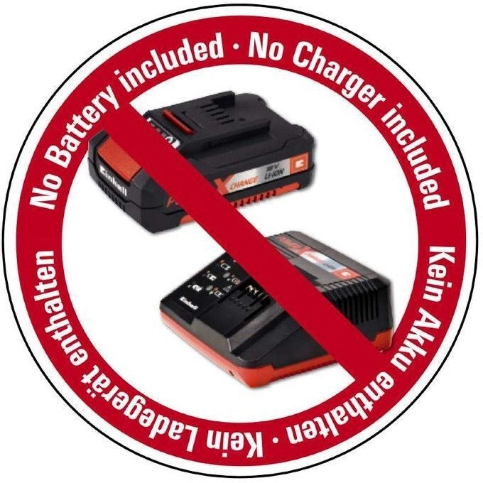Einhell 4321200 Power X-Change Seghetto Alternativo a Batteria 18V 80mm legno azione orbitale LED Solo colore Nero