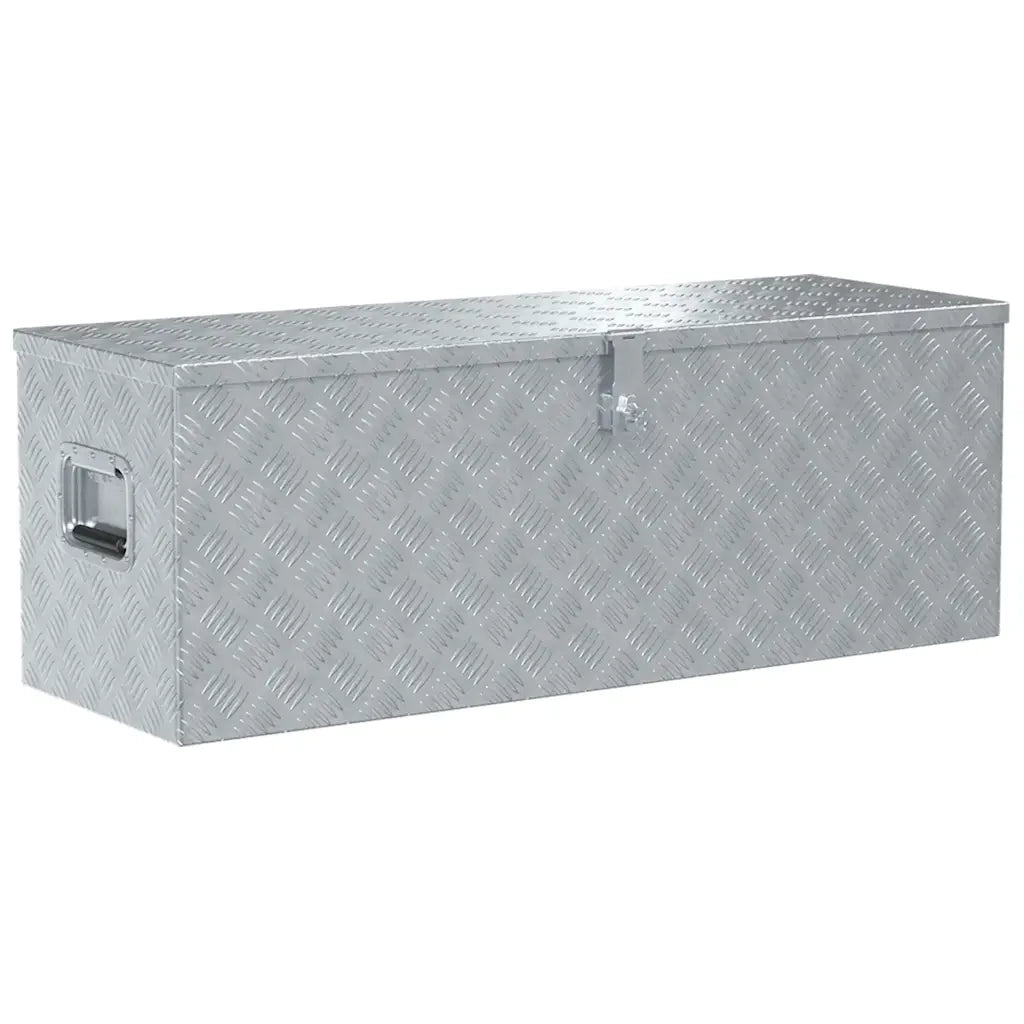 Cassetta in Alluminio 110,5x38,5x40cm Argento