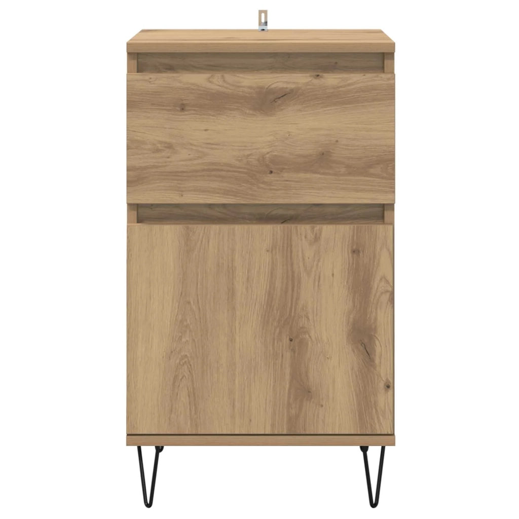 Credenza | Madia | Buffet da pranzo | Armadio da pranzo rovere artigianale 35 x 40 x 70 cm Legno multistrato