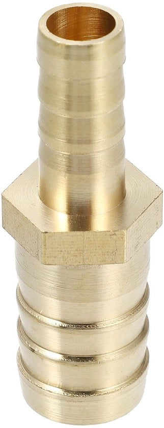 Adattatore universale a 16mm-10mm in ottone - resistente alla corrosione - forte - per combustibile / aria / acqua - facile da installare - duraturo - adattatore di tubo