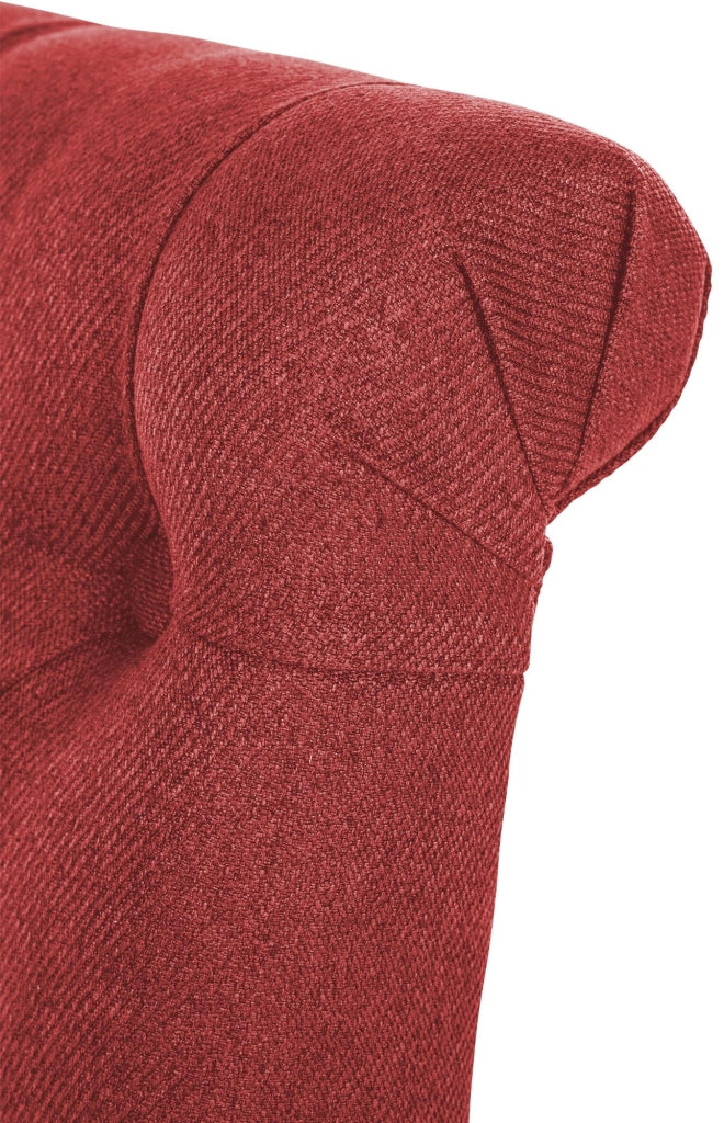 Set di 2 sedie da pranzo Lisburn rosso,Tessuto