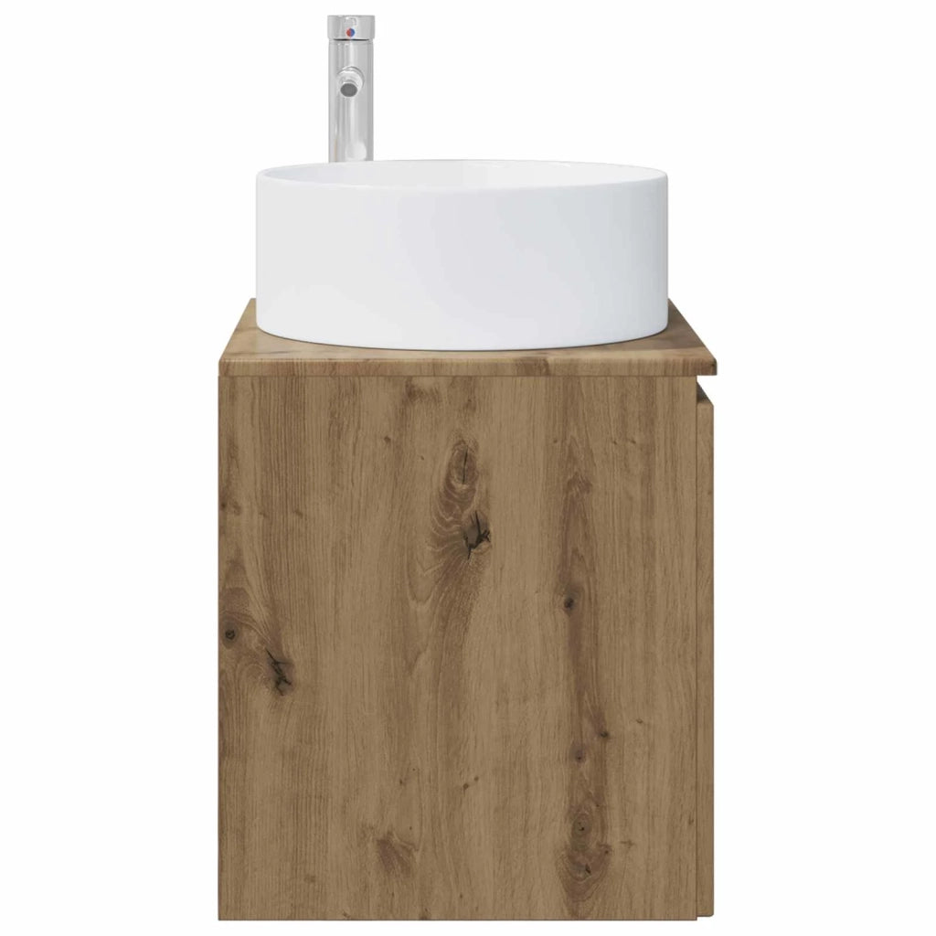 Mobile lavabo da parete Rovere Artigianale