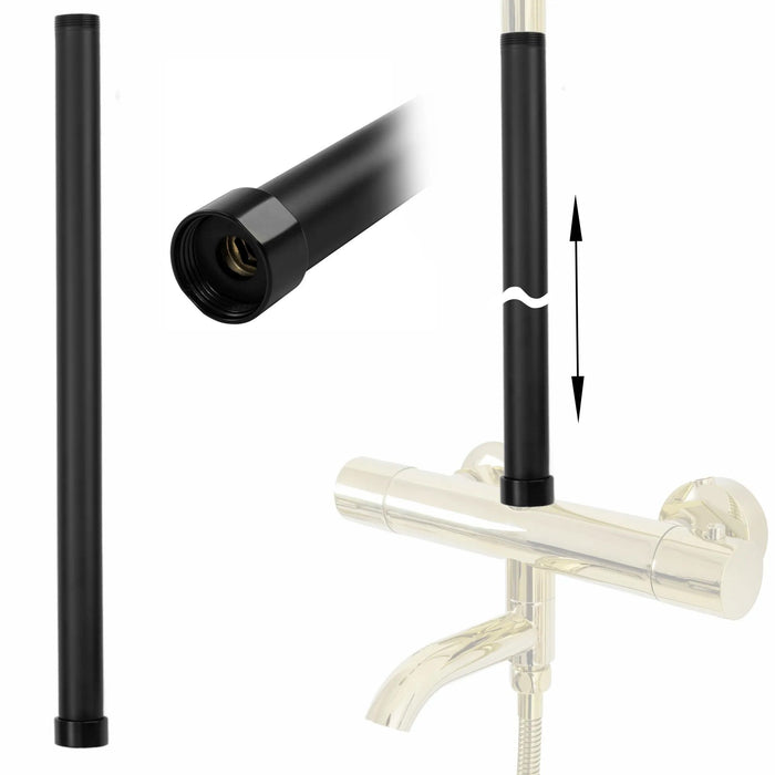Prolunga Per Set Vasca/doccia Black 50cm