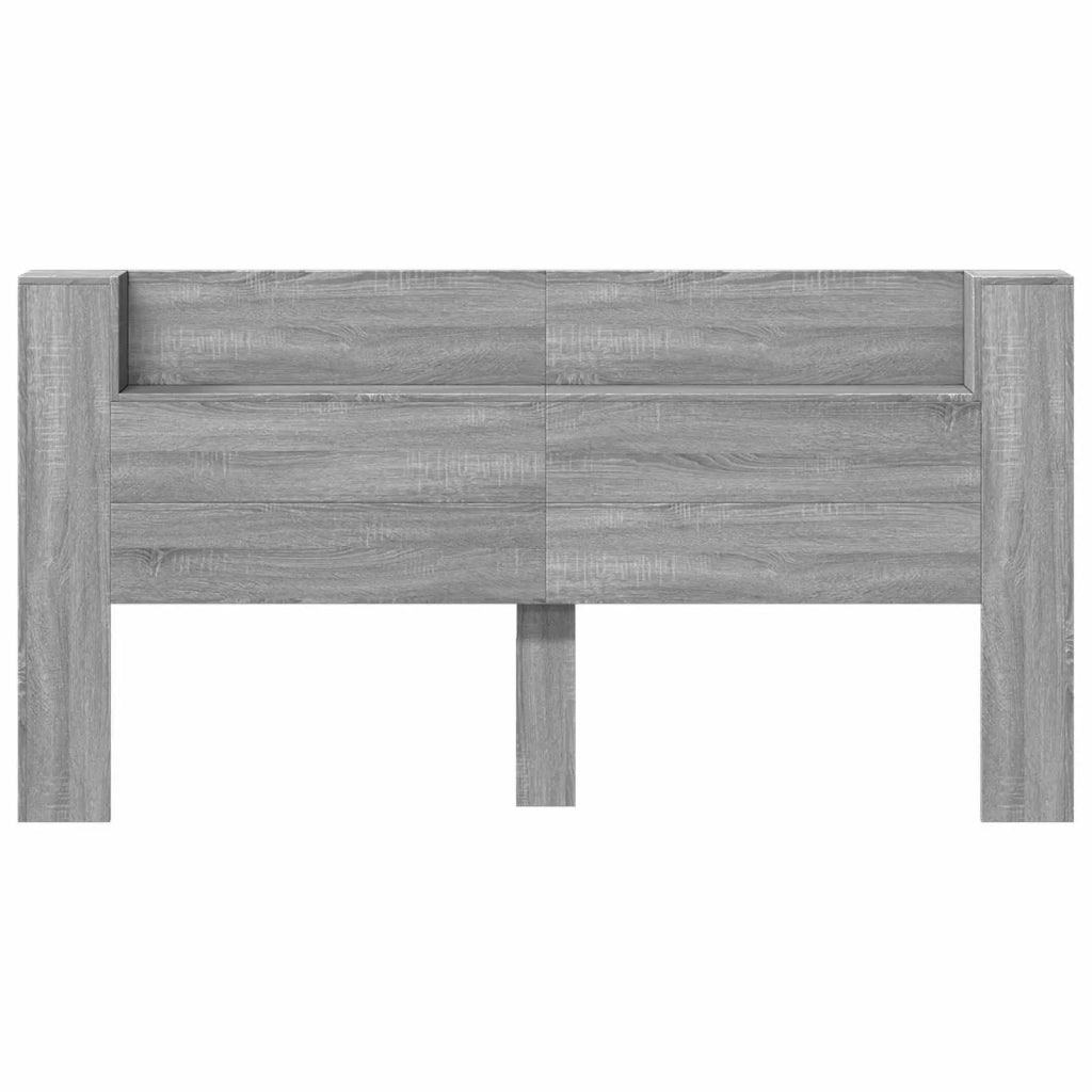 Testiera Grigio Sonoma 200 x 16,5 x 103,5 cm Legno multistrato 3418698