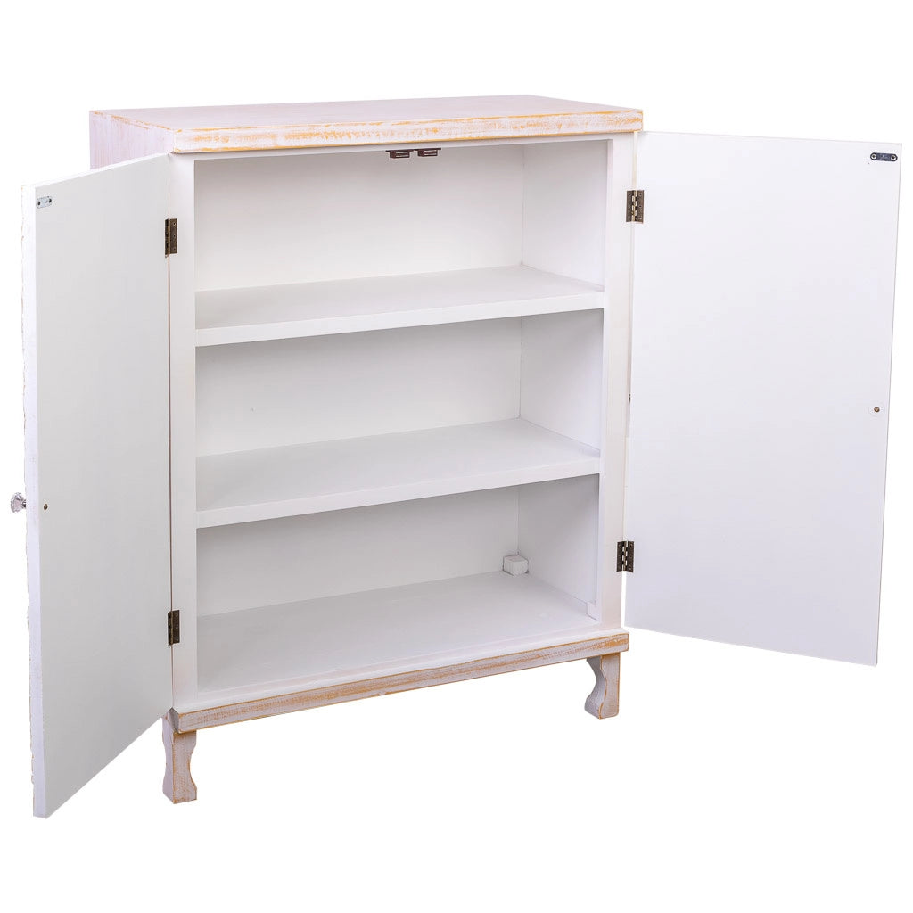 Armadio in legno con 4 cassetti e 2 porta 63x26x100