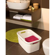 Curver Cesto Portabiancheria Style 45 L Bianco Vintagecod mxl 72046
