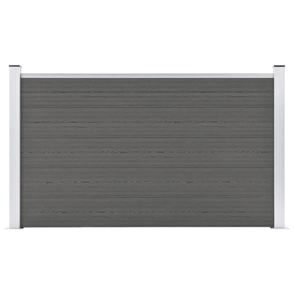 Pannello di Recinzione in WPC 180x105 cm Grigio