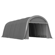 Tenda da garage per auto 3.6x7.2 m con pareti laterali rimovibili ¨C zephmum ¨C grigio scuro