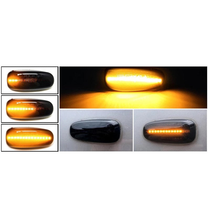 Kit Freccia Laterale a Led Side Marker Dinamica Lente Fume Mercedes Benz  W210 Facelift OEM 2028201921
