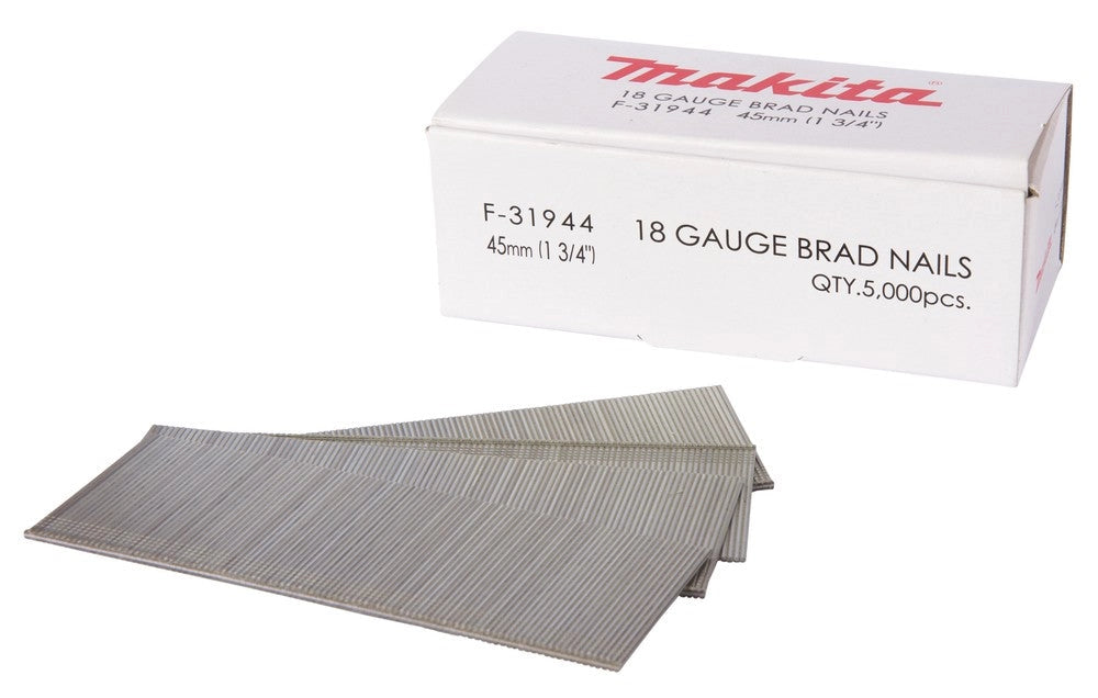 CHIODI MAKITA 18GA D.1,2 X 45mm, 5000 PEZZI  - F-31944