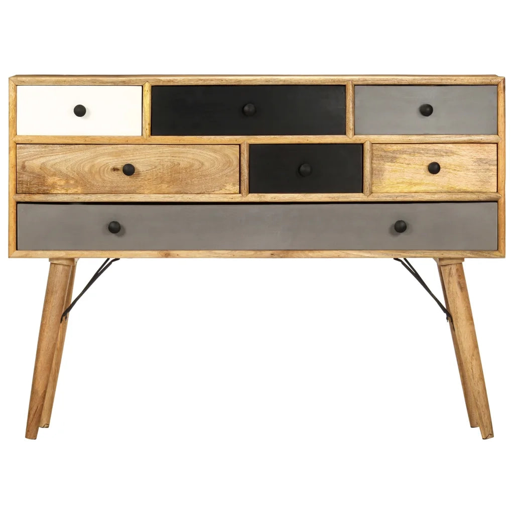 Credenza 110x30x82 cm in Legno Massello di Mango 285822