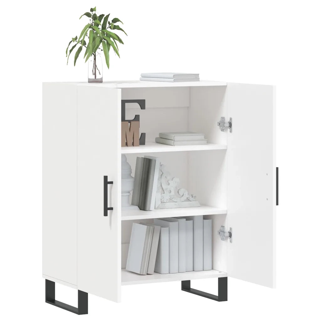 Credenza Bianca 69,5x34x90 cm in Legno Multistrato 827748