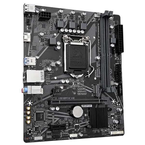 Gigabyte Mb 1200 10/11 Gen. H510m K V2 2xddr4 2xsata M.2 Hdmi