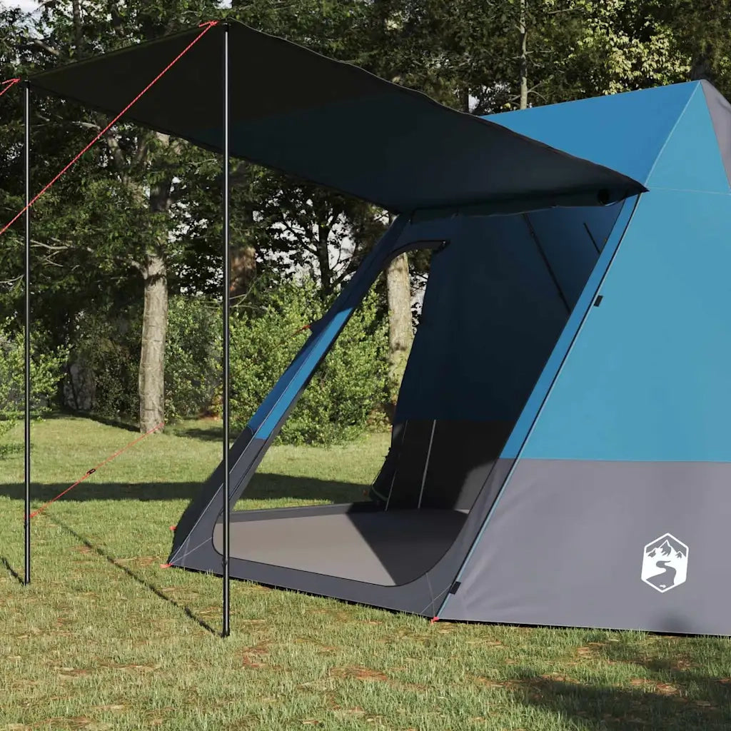 Tenda da campeggio | Tenda da campo con tetto Blu 482 x 360 x 227 cm taffet¨¤