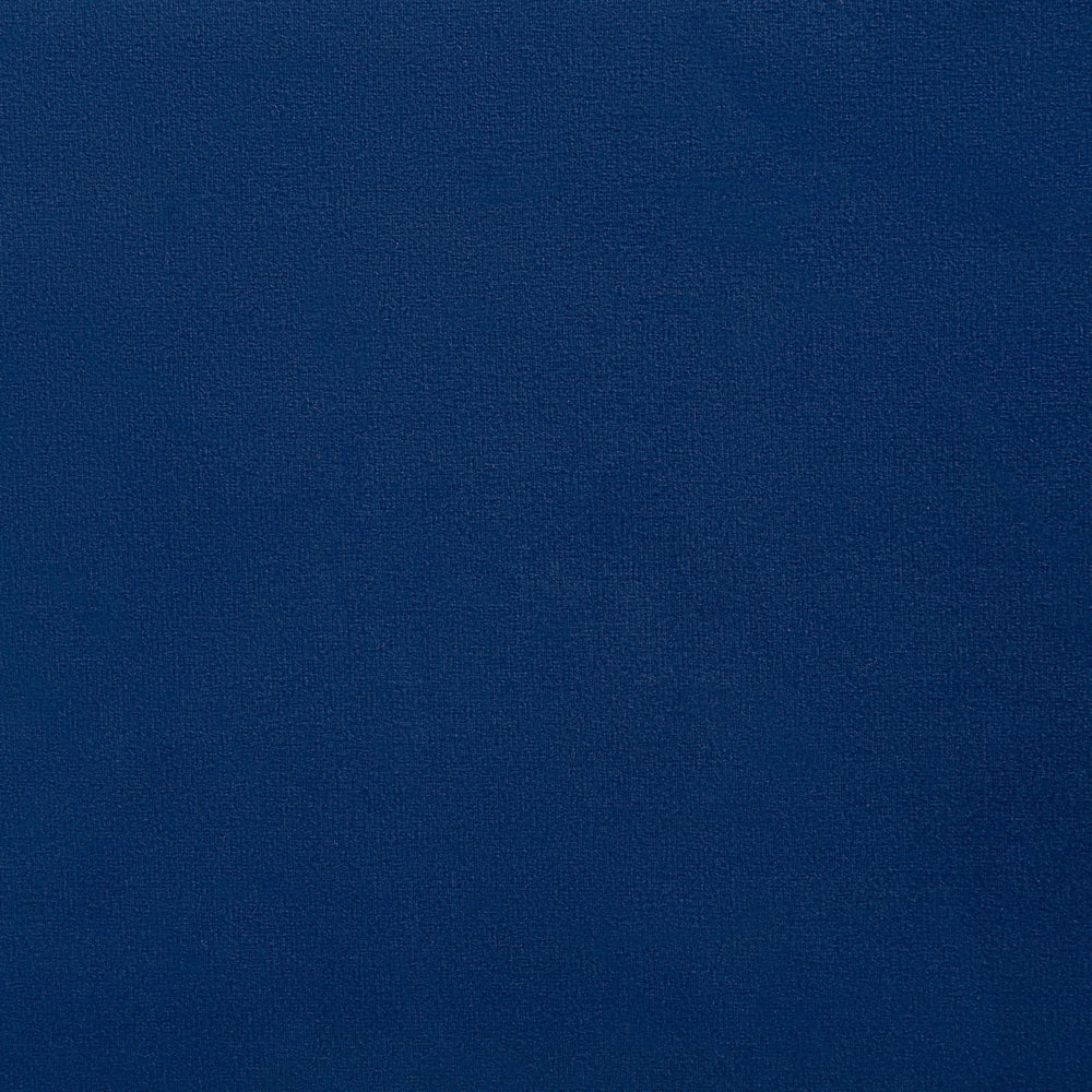 Poltrona Velluto Blu Scuro Struttura In Metallo Dorato Con Schienale Tondo Stile Glam