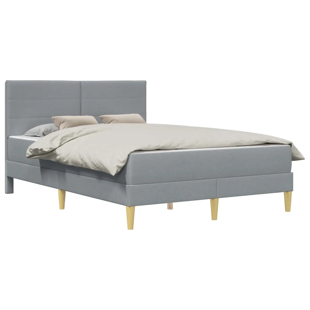 Struttura del letto Grigio chiaro 120 x 200 cm Poliestere
