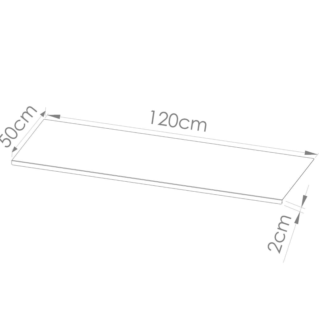 Tagliere Spianatoia per Alimenti Professionale 120x50 AISI 304