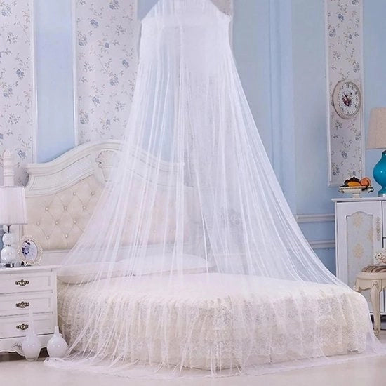 Reticolo di protezione per letto a baldacchino, zanzare, letto a due piazze, rete da letto pieghevole, grande tenda per letto a baldacchino da appendere, tenda per letto a due piazze, copertura da 9 metri