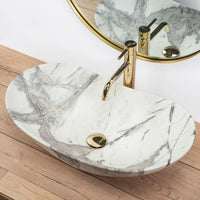 Lavabo Da Appoggio Rea Royal Sand