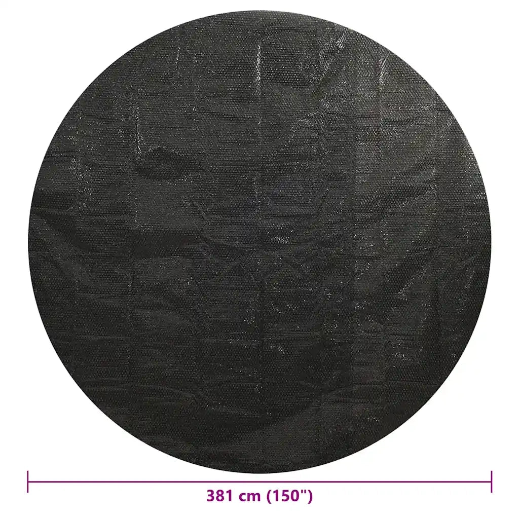 Copertura per Piscina Nera 381 cm PE 92156