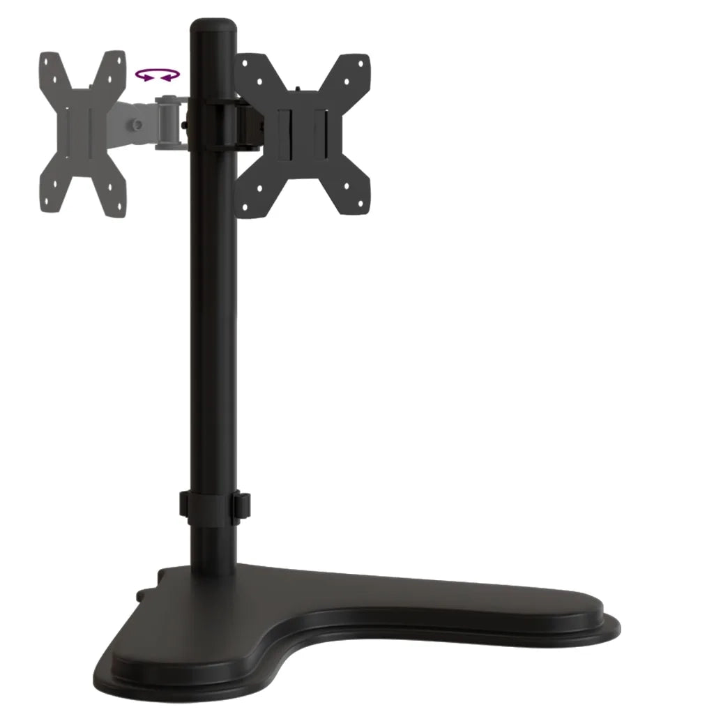 Supporto per Monitor in Acciaio Nero VESA 75/100 mm 358006