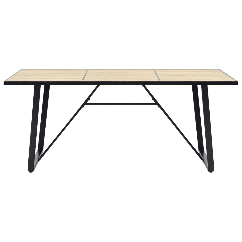 Tavolo da Pranzo Rovere 200x100x75 cm in MDF 281564