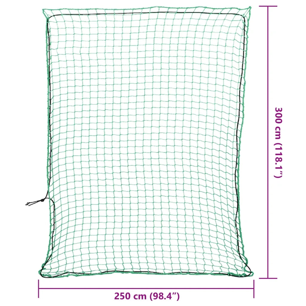 Rete per Rimorchio con Corda Elastica Verde 3x2,5 m in PP CFW8075307