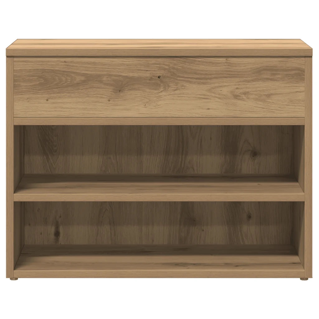 Scarpiera Rovere Artigianale 60x30x45 cm in Legno Multistrato