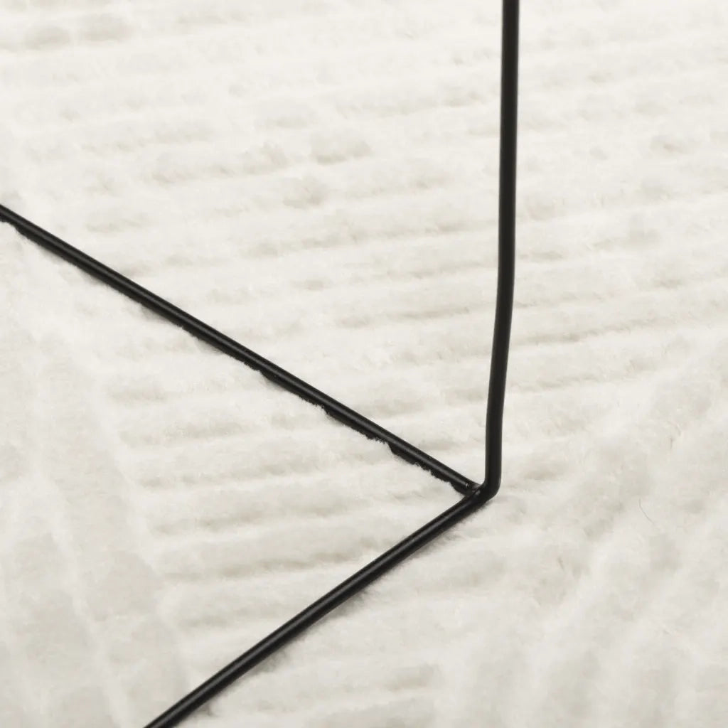 Tappeto IZA a Pelo Corto con Aspetto Scandinavo Crema Ø 200 cm 375449