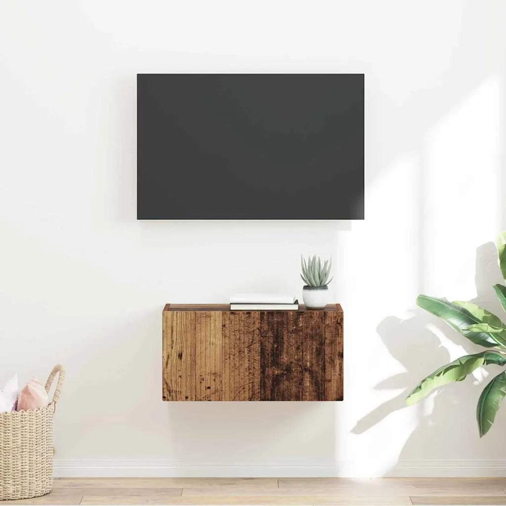 Mobile TV da parete-Mobile TV a Muro-Credenza TV Legno vecchio 60 x 31 x 29.5 cm 502820