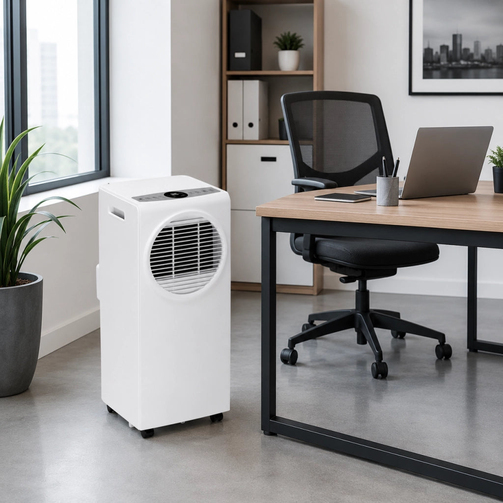 Condizionatore Portatile 9000 Btu Deumidificatore Ventilatore Telecomando Timer