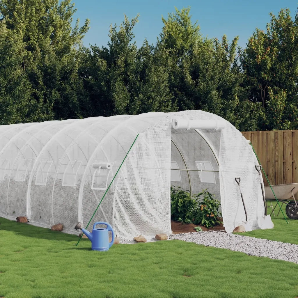 Serra con Telaio in Acciaio Bianco 72 mÂ² 24x3x2 mcod mxl 124691