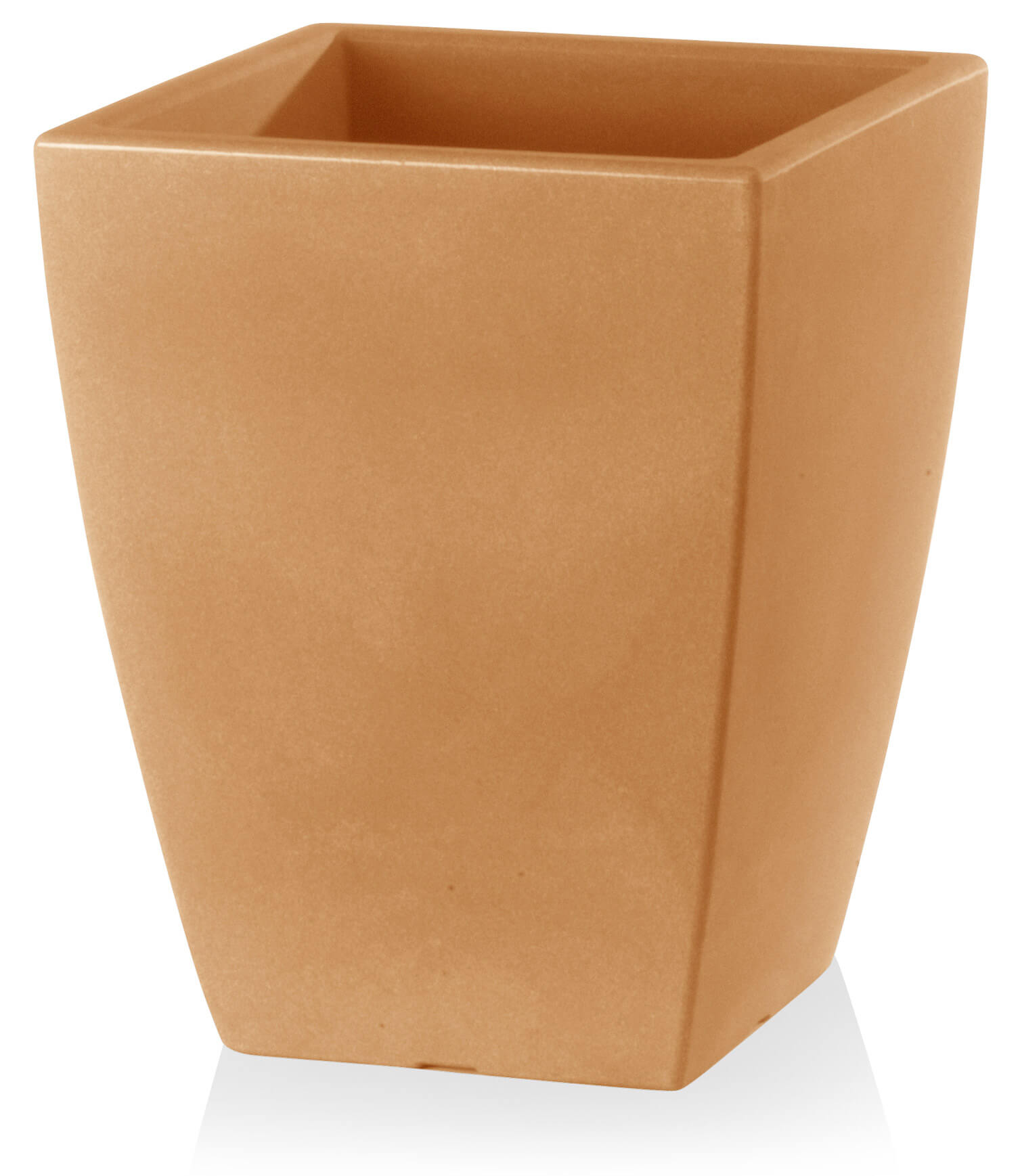 Vaso 40x40x50 cm in Polietilene Quadro Veneto 50 Anticato