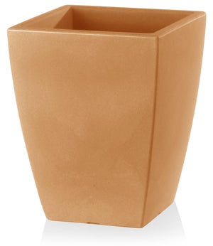 Vaso 40x40x50 cm in Polietilene Quadro Veneto 50 Anticato