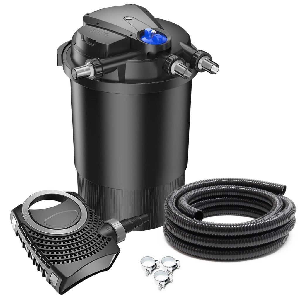Set filtrante per laghetto CPA-30000 fino a 30000l UVC 18W Pompa NEO8000 Tubo