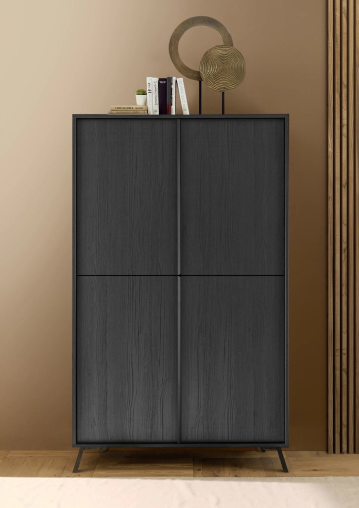 Credenza SALEM nero frassino
