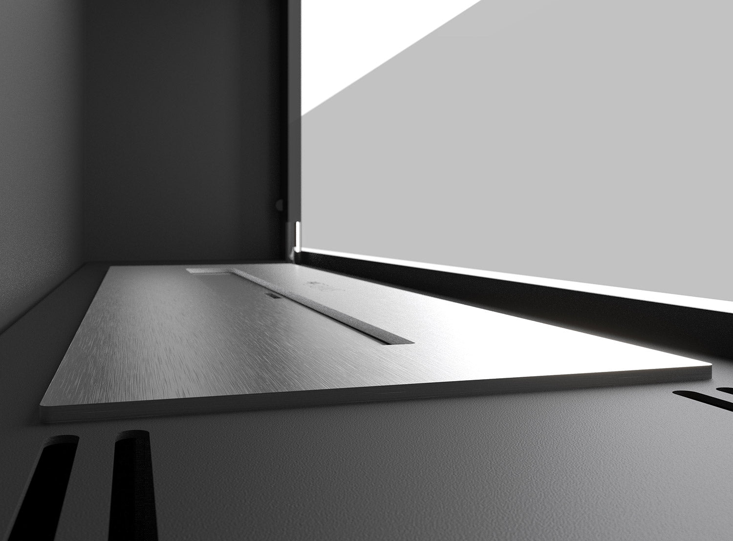 Camino a Bioetanolo da Parete/Incasso 90x49 cm Frame 900 Bianco con Vetro