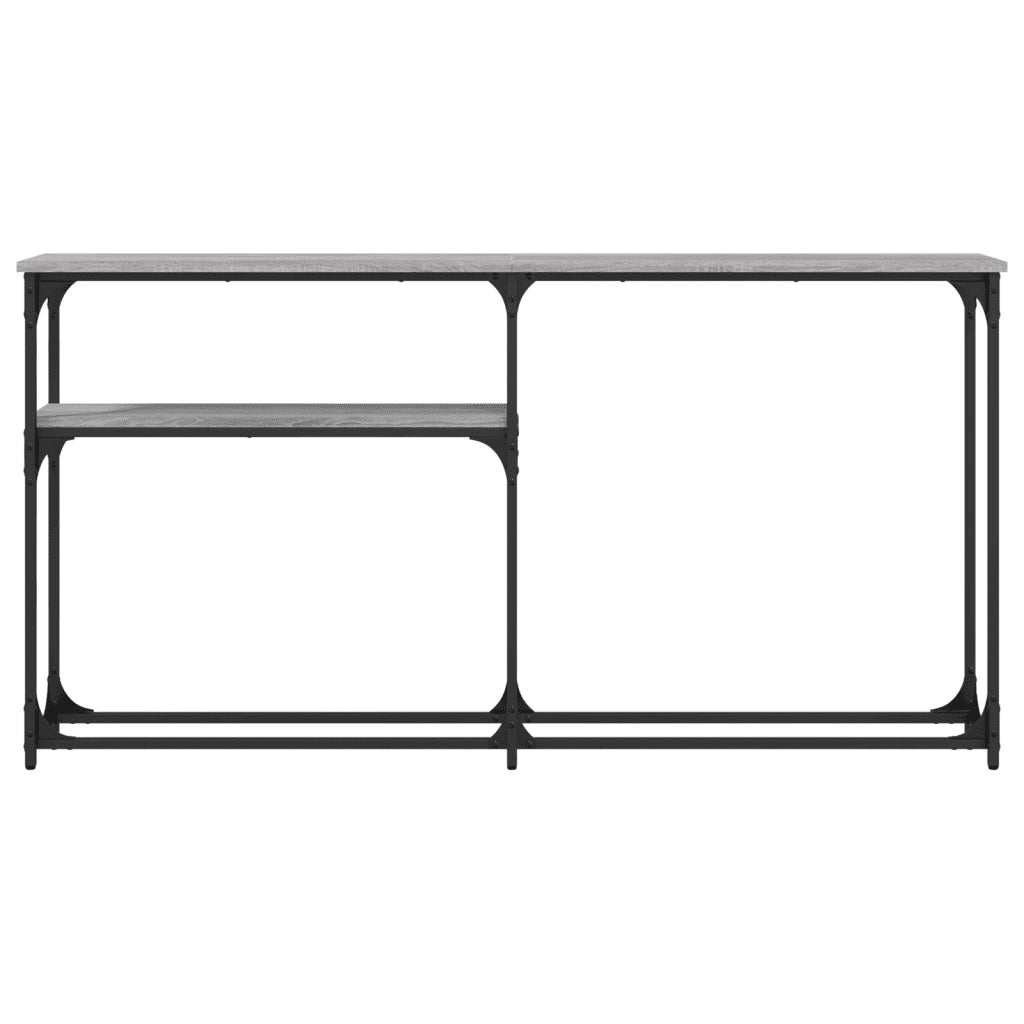 Tavolino Consolle | Tavolo d'Ingresso Grigio Sonoma 145x22,5x75cm Legno Multistrato