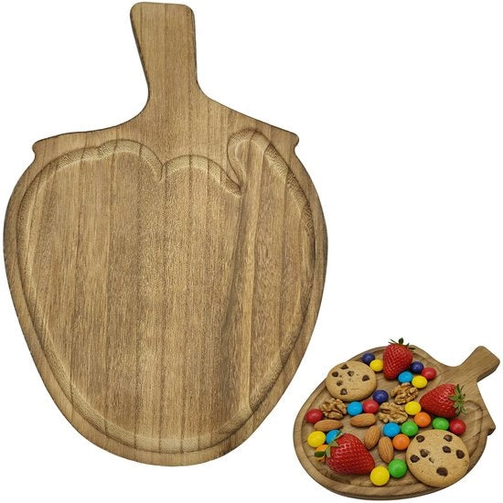 Tavolo di Servizio in Legno - Tavolo Decorativo per Servire Snack - Tavolo per Servire e Creativo - Tavolo per Servire e Decorativo - Tavolo per Servire Snack - Tavolo per Servire e Decorare - Materiale Sostenibile - Tavolo per Servire e Decorare