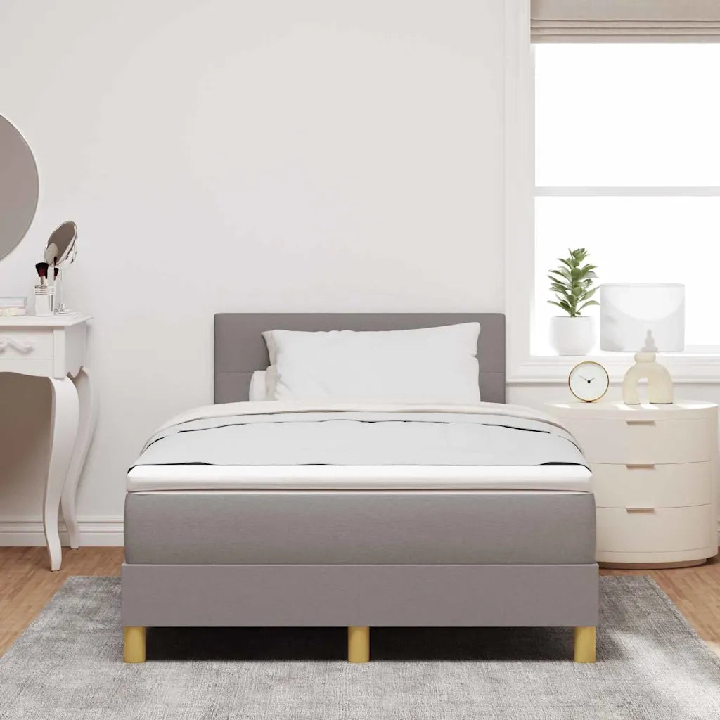 Letto a Sorgente LED con materasso Talpa 120 x 190 cm Tessuto