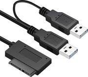 Adattatore SATA slanciato da 3.0 a 7+6 13-pins - Hot-swappable - Adattatore per lettore ottico di CD/DVD per laptop