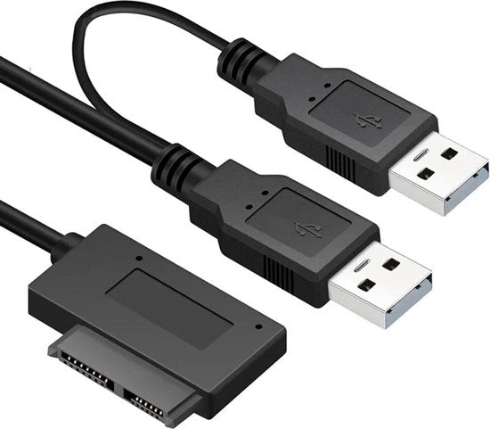 Adattatore SATA slanciato da 3.0 a 7+6 13-pins - Hot-swappable - Adattatore per lettore ottico di CD/DVD per laptop