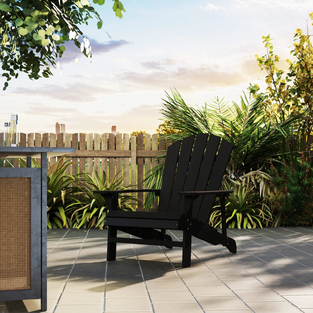 Sedia Adirondack ¨C zephmum ¨C Legno, Giardino, 89x101x97 cm