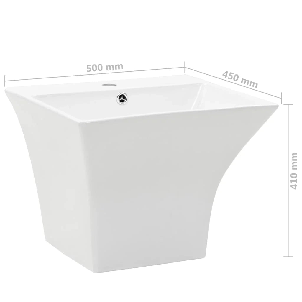 Lavabo bagno sospeso in ceramica bianca lavabo bagno 50 cm lavabo wc 02_0002577