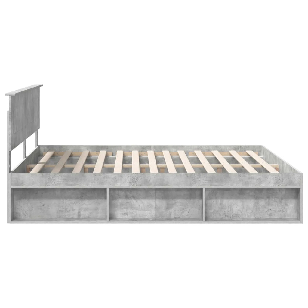 Struttura del letto Calcestruzzo 180 x 200 cm Legno multistrato 3407844