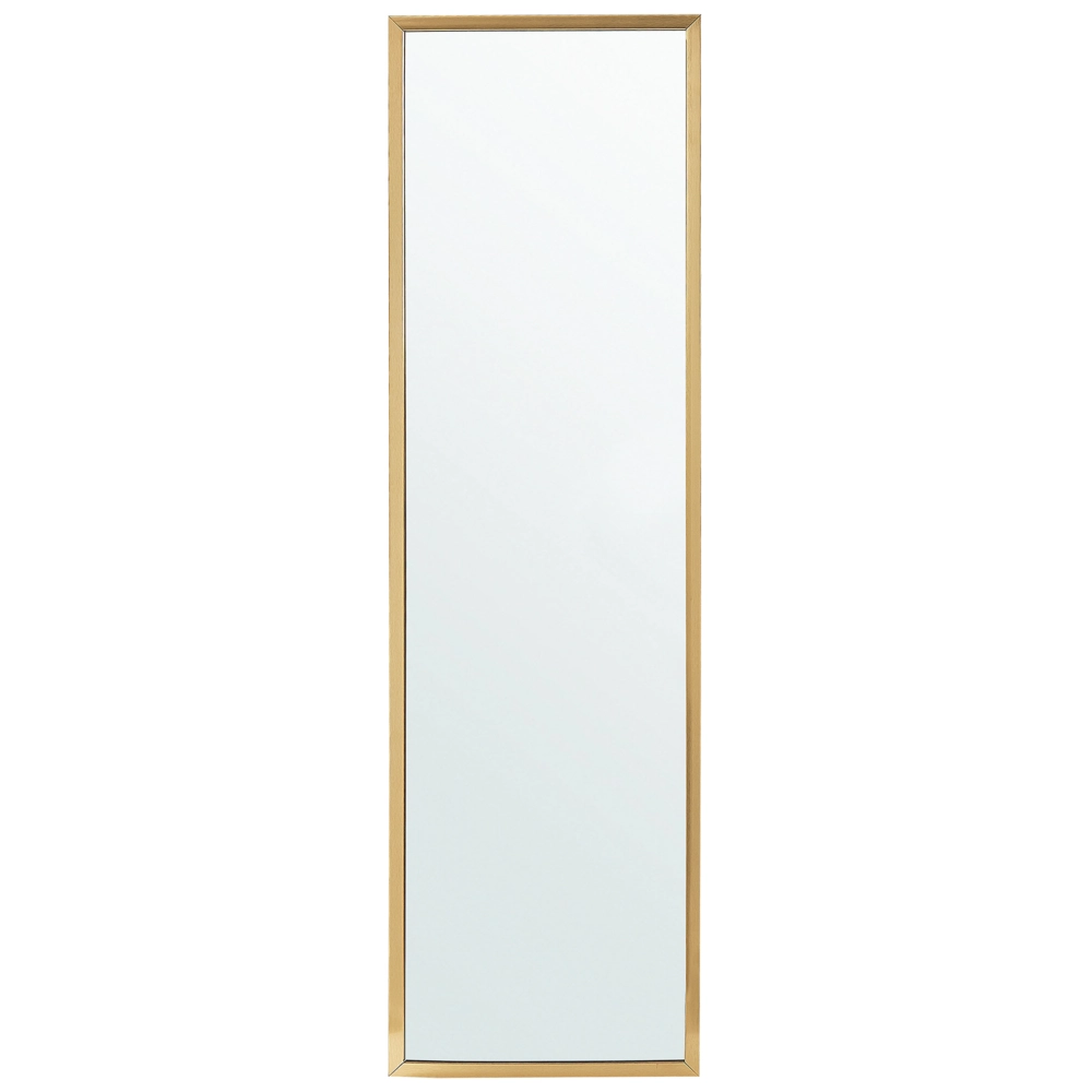 Specchio da terra con cornice dorato 40 x 140 cm in stile moderno
