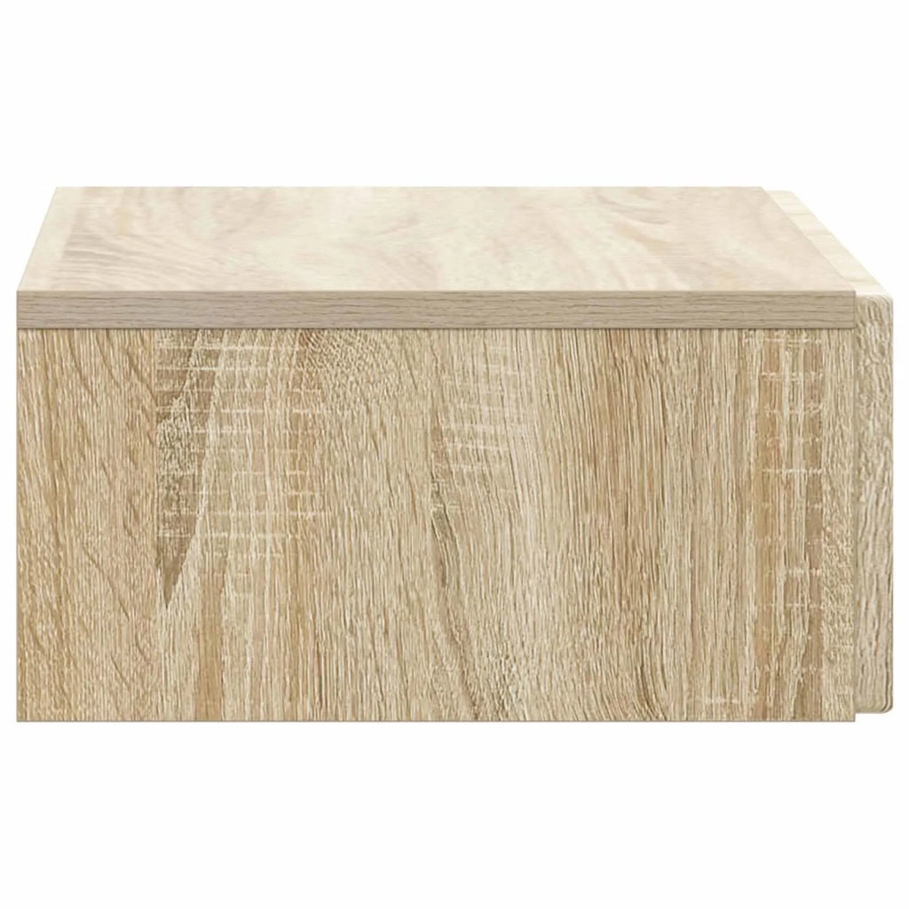 Tavolino da Parete Laterale Rovere Sonoma 59 x 34,5 x 17 cm 898487