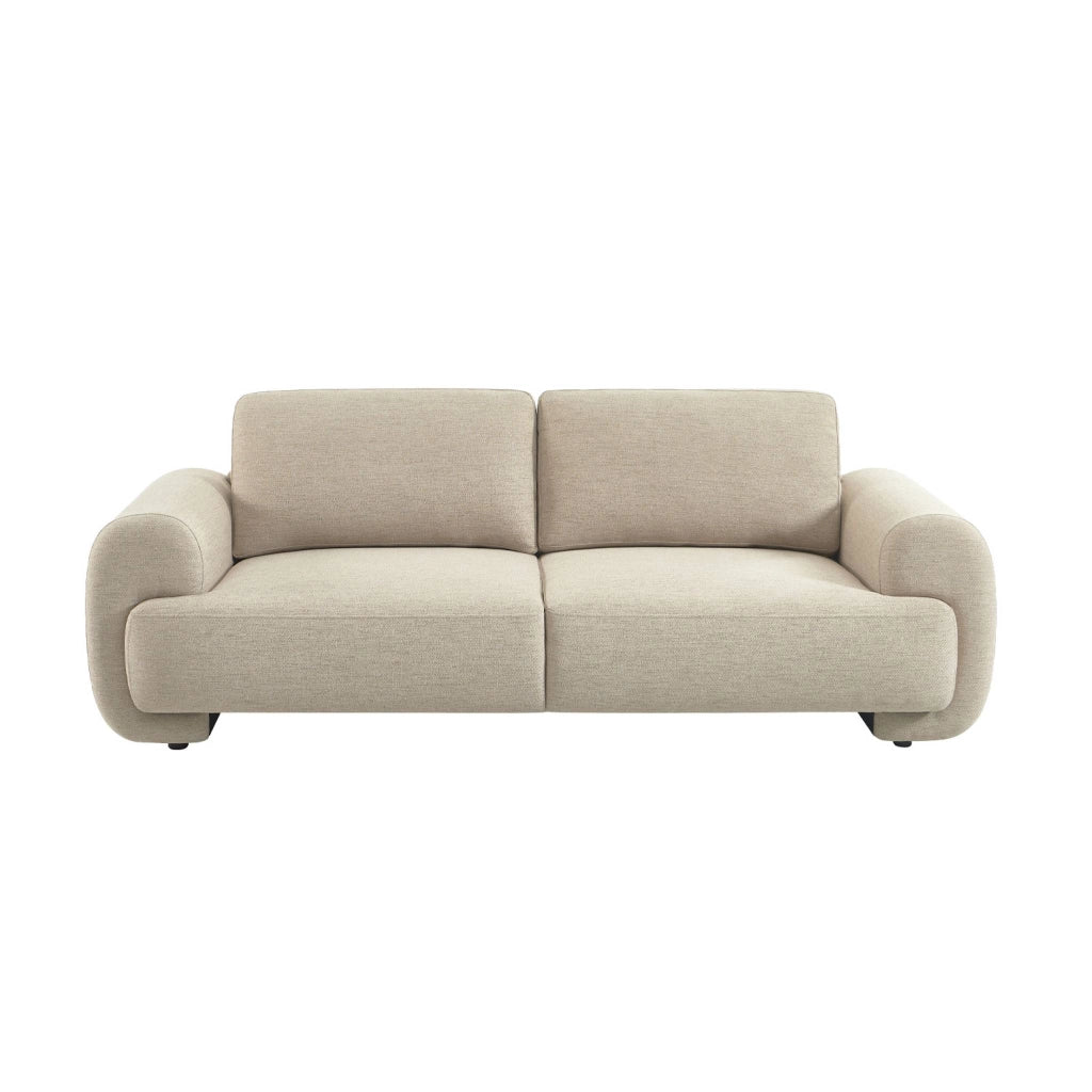Divano in tessuto, 3 posti, beige